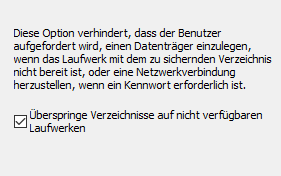 Verzeichnisse überspringen