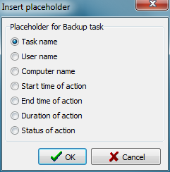 Placeholders