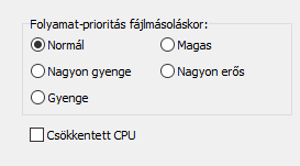 Process priority
