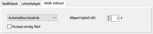 Status display